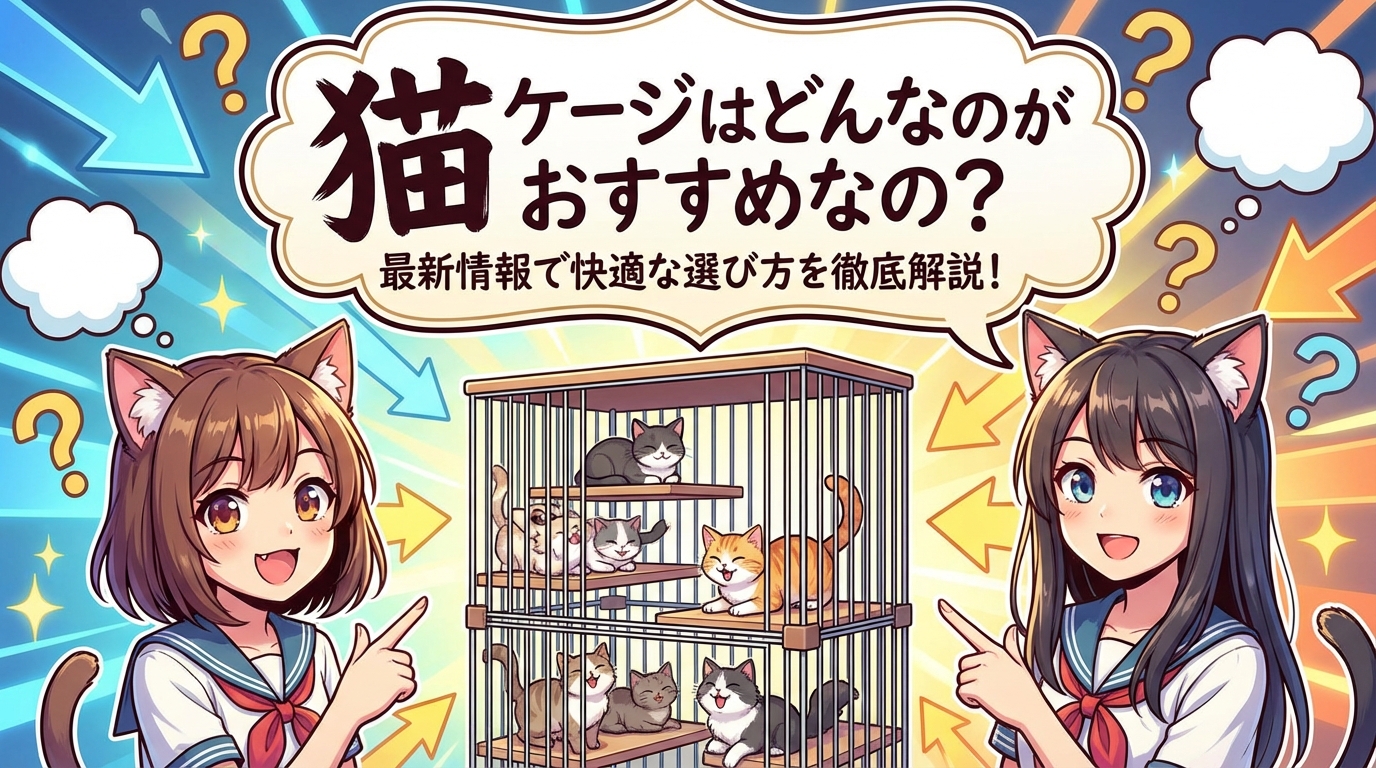 猫 ケージはどんなのがおすすめなの？最新情報で快適な選び方を徹底解説！