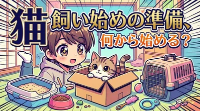 猫 飼い始めの準備、何から始める？
