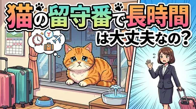 猫の留守番で長時間は大丈夫なの？