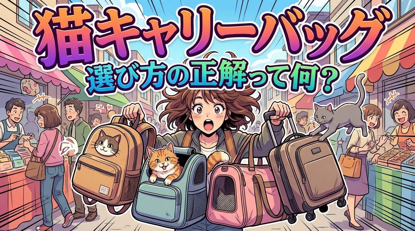 猫 キャリーバッグ 選び方の正解って何？