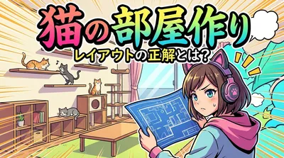 猫の部屋作りのレイアウトの正解とは？