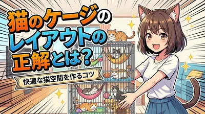 猫のケージのレイアウトの正解とは？