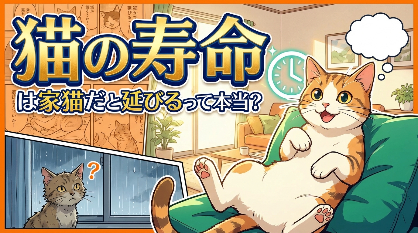 猫の寿命は家猫だと延びるって本当？