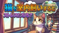 猫を室内飼いするとストレスになる？