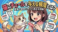 猫にチュールを与える頻度とは？