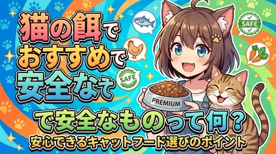 猫の餌でおすすめで安全なものって何？