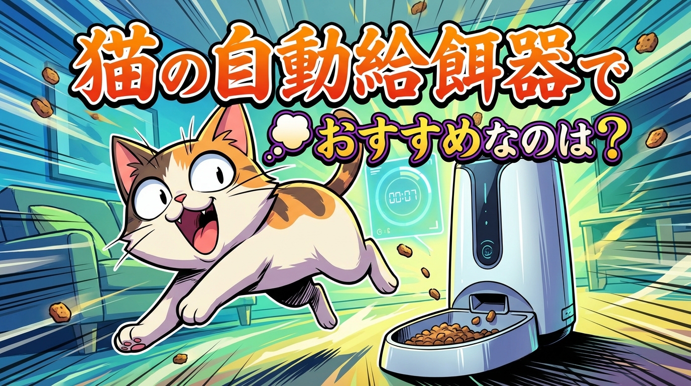 猫の自動給餌器でおすすめなのは？