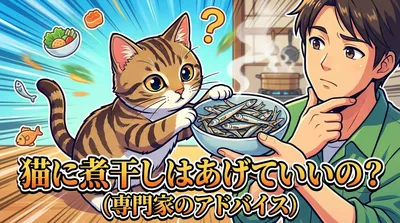 猫に煮干しはあげていいの？