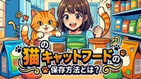 猫のキャットフードの保存方法とは？
