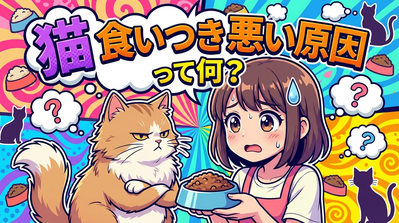 猫 食いつき 悪い原因って何？