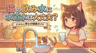 猫の飲み水に水道水は大丈夫？