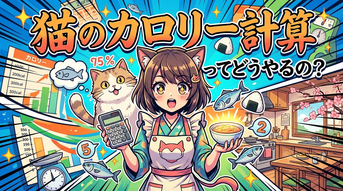 猫のカロリー計算ってどうやるの？