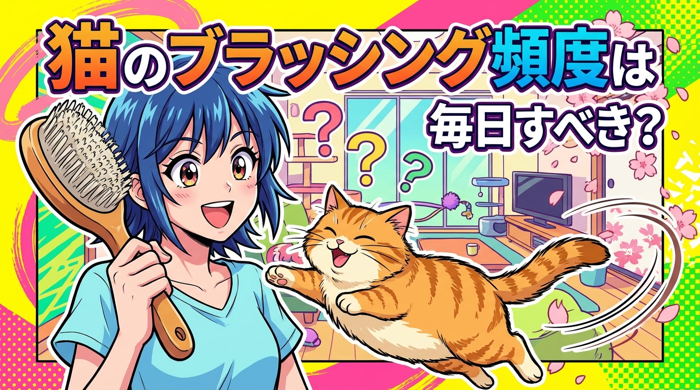 猫のブラッシング頻度は毎日すべき？