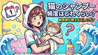 猫のシャンプー頻度はどれくらい？