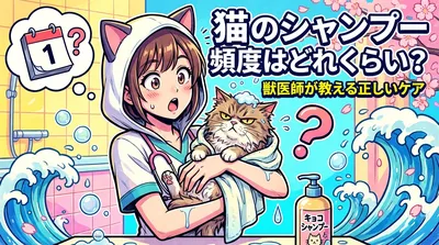 猫のシャンプー頻度はどれくらい？