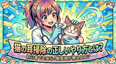 猫の耳掃除の正しいやり方とは？