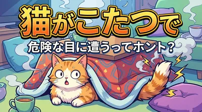 猫がこたつで危険な目に遭うってホント？