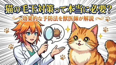 猫の毛玉対策って本当に必要？効果的な予防法を獣医師が解説
