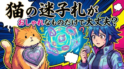 猫の迷子札がおしゃれなものだけで大丈夫？
