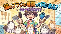 猫のブラシの種類って何がある？