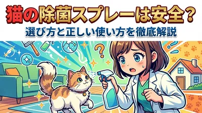 猫の除菌スプレーは安全？選び方と正しい使い方を徹底解説