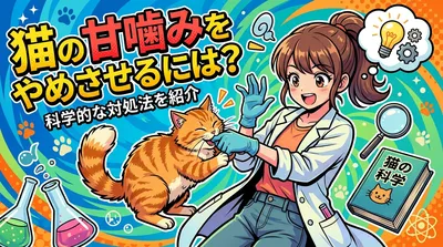 猫の甘噛みをやめさせるには？科学的な対処法を紹介