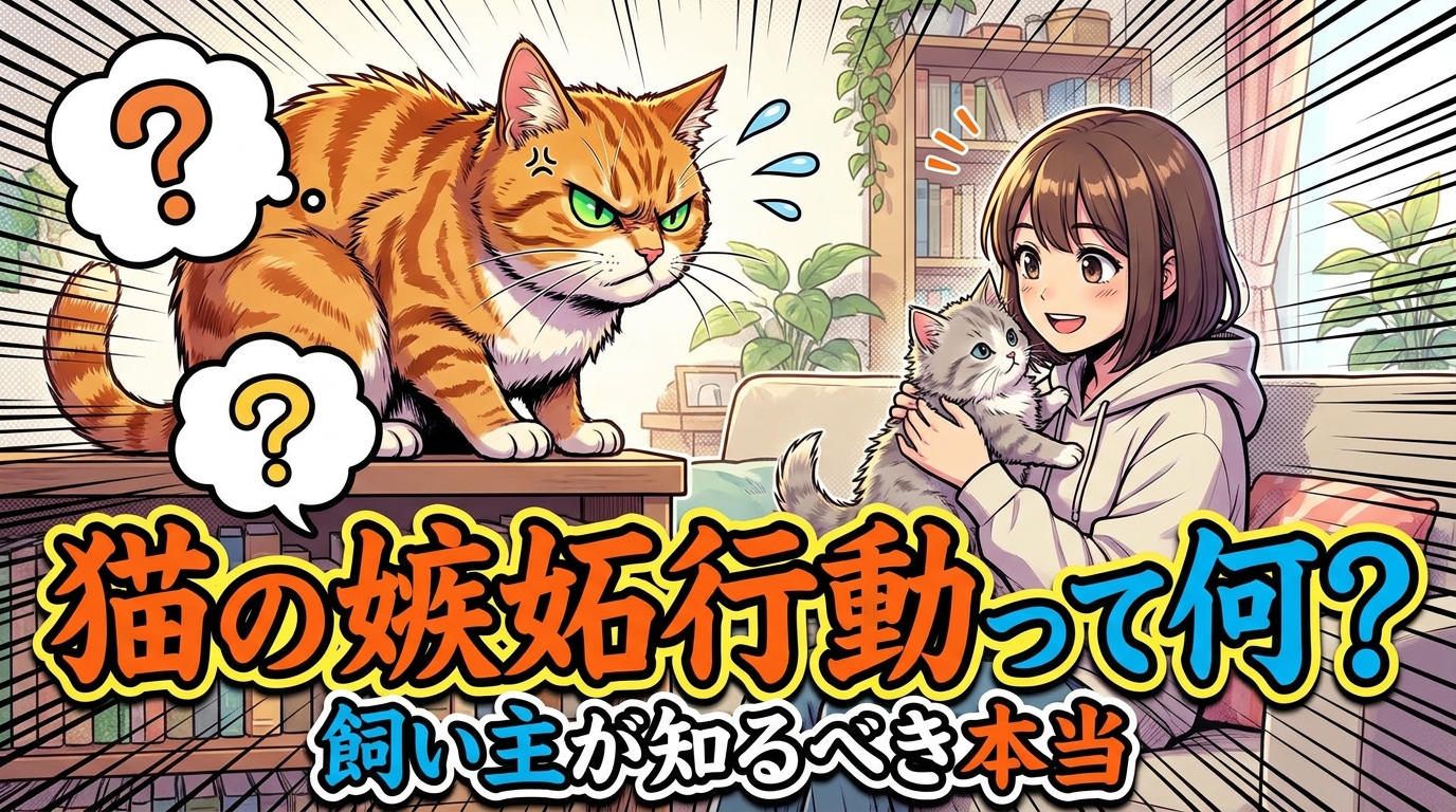 猫の嫉妬行動って何？飼い主が知るべき本当の理由