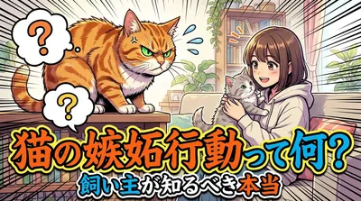 猫の嫉妬行動って何？飼い主が知るべき本当の理由