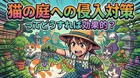 猫の庭への侵入対策ってどうすれば効果的？