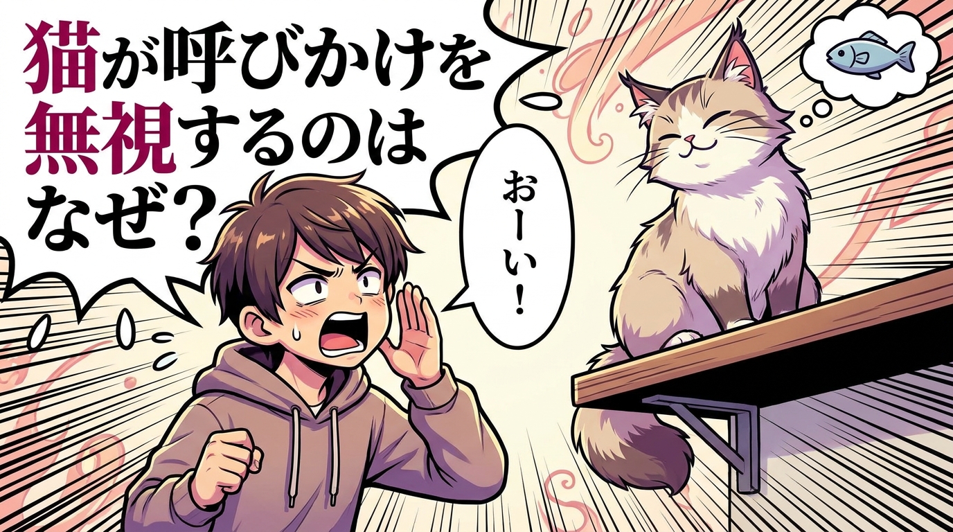 猫が呼びかけを無視するのはなぜ?