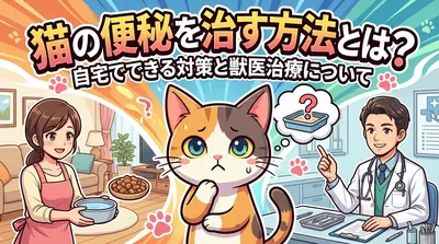 猫の便秘を治す方法とは？自宅でできる対策と獣医治療について