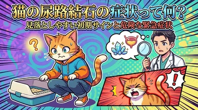 猫の尿路結石の症状って何？見落としやすい初期サインと危険な緊急症状