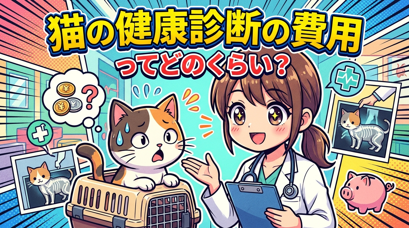 猫の健康診断の費用ってどのくらい？