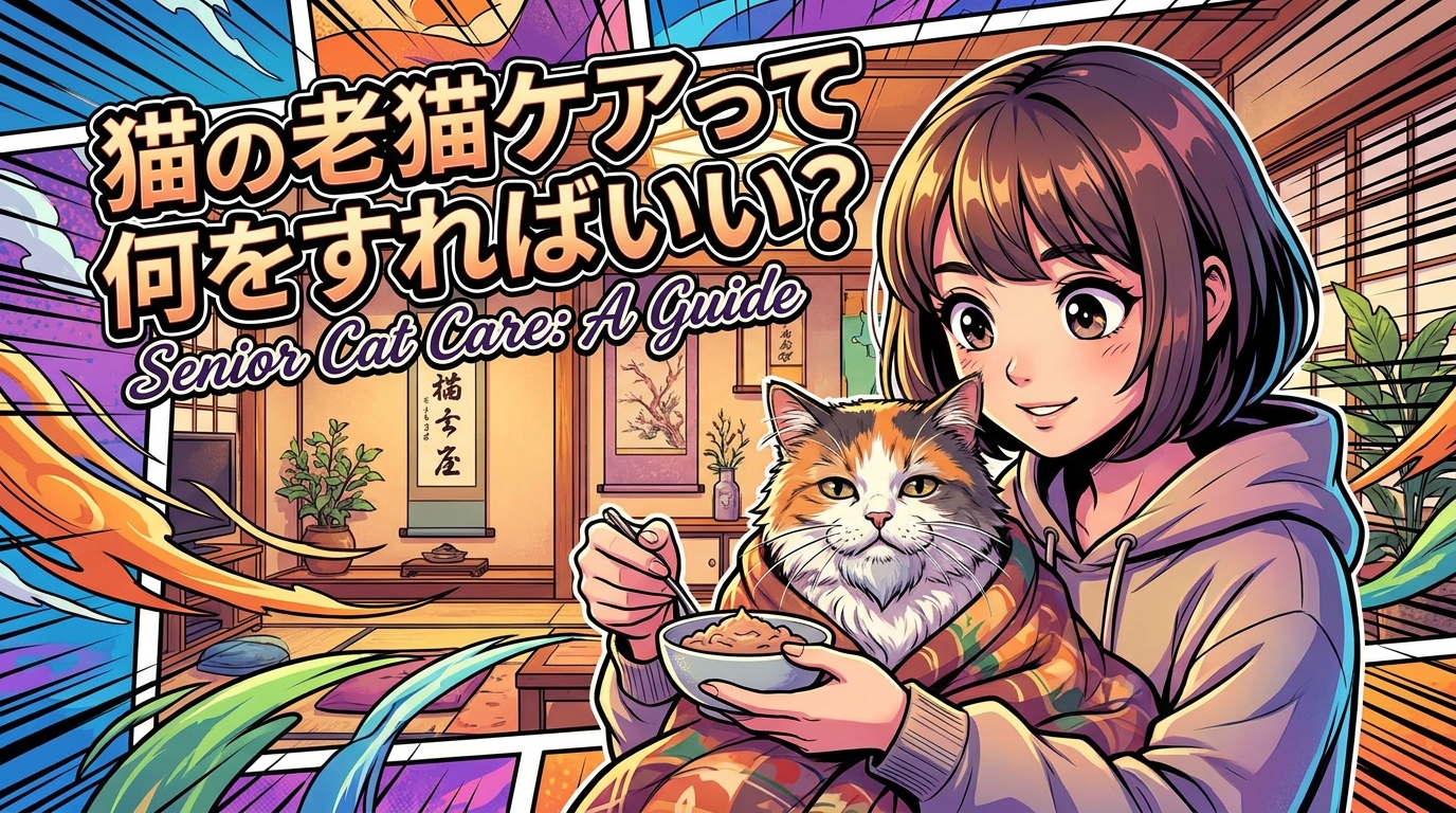猫の老猫ケアって何をすればいい?