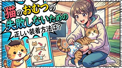 猫のおむつの使い方で失敗しないための正しい装着方法は？