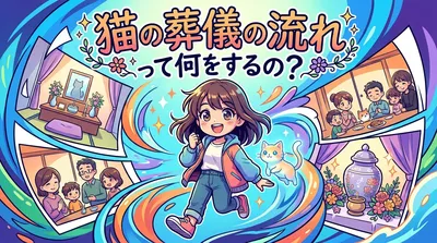 猫の葬儀の流れって何をするの?