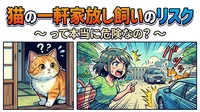 猫の一軒家放し飼いのリスクって本当に危険なの？