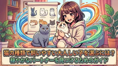 猫の種類で飼いやすい大人しい子を選ぶには？
