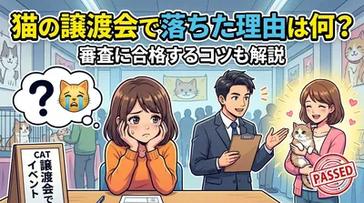 猫の譲渡会で落ちた理由は何？審査に合格するコツも解説