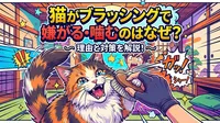 猫がブラッシングで嫌がる・噛むのはなぜ？
