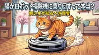 猫がロボット掃除機に乗り回すって本当？飼い主が知るべき真実