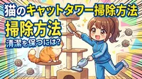 猫のキャットタワー掃除方法で清潔を保つには？