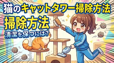 猫のキャットタワー掃除方法で清潔を保つには？