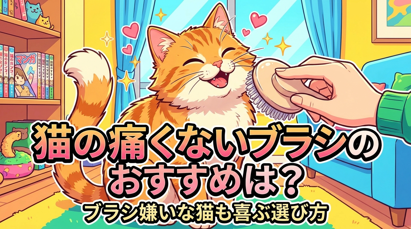 猫の痛くないブラシのおすすめは？ブラシ嫌いな猫も喜ぶ選び方
