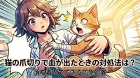 猫の爪切りで血が出たときの対処法は？落ち着いてできる応急処置