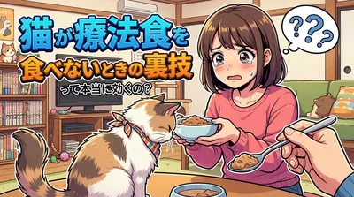 猫が療法食を食べないときの裏技って本当に効くの？