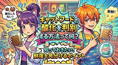 キャットフードの酸化を判別する方法って何？