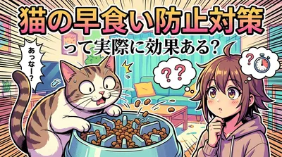 猫の早食い防止対策って実際に効果ある？