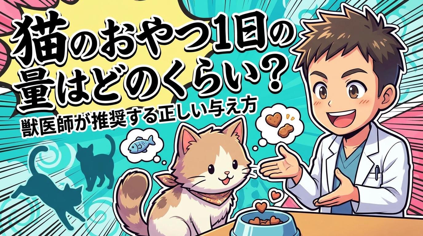 猫のおやつ1日の量はどのくらい？獣医師が推奨する正しい与え方