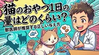 猫のおやつ1日の量はどのくらい？獣医師が推奨する正しい与え方